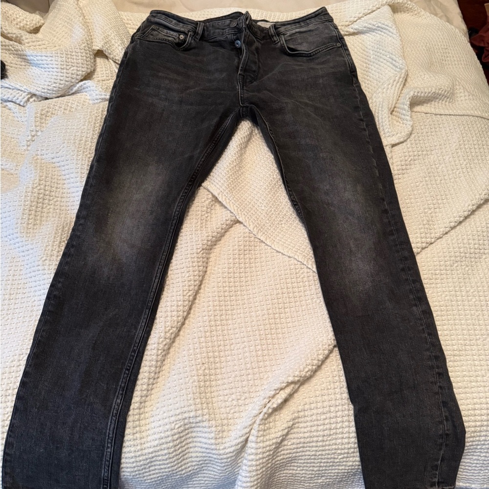 All Saints Charcoal Denim Pants
